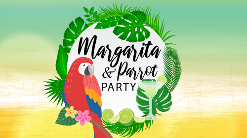 margarita and parrot party 
