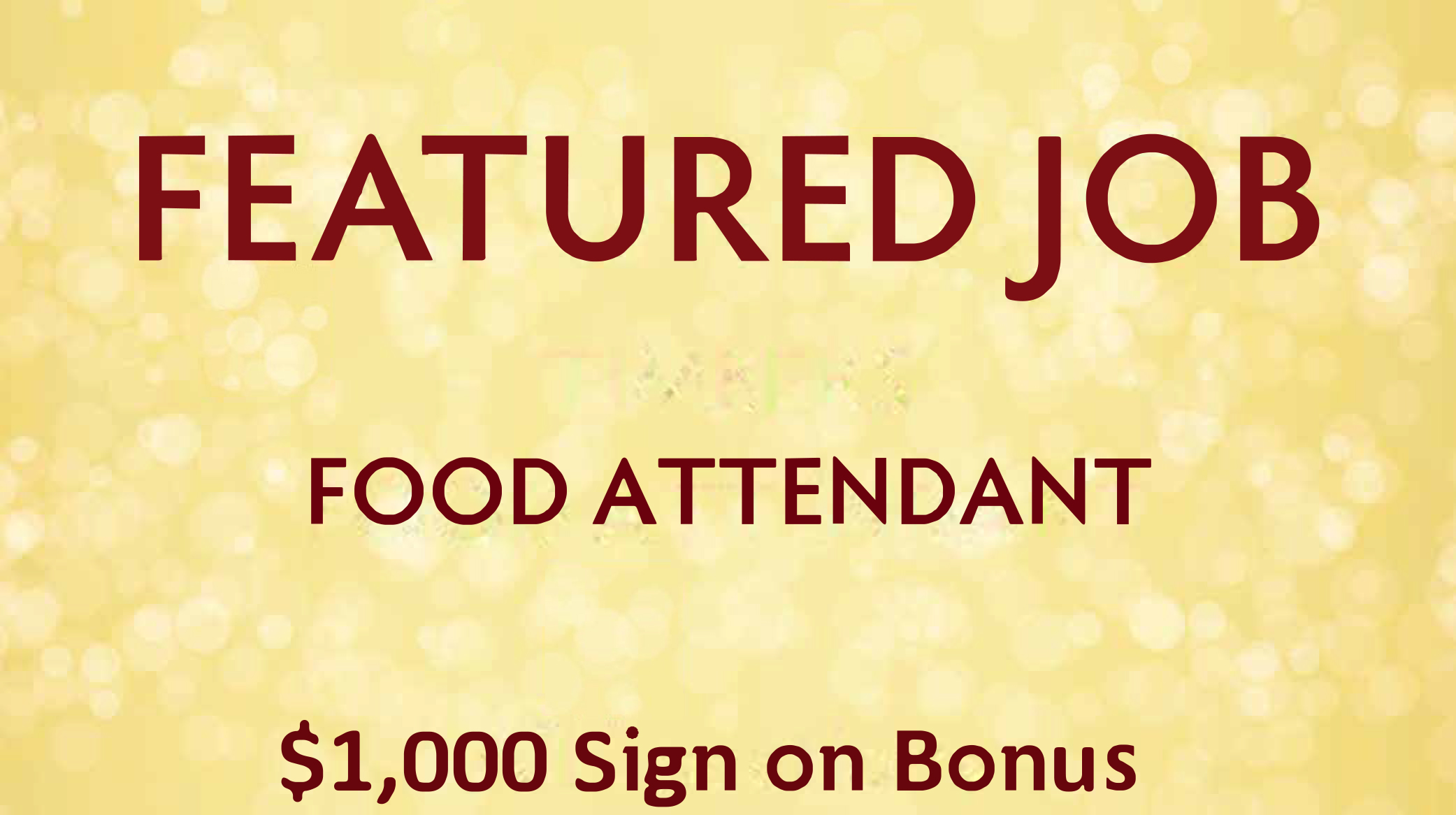 Timbers Food Attendant