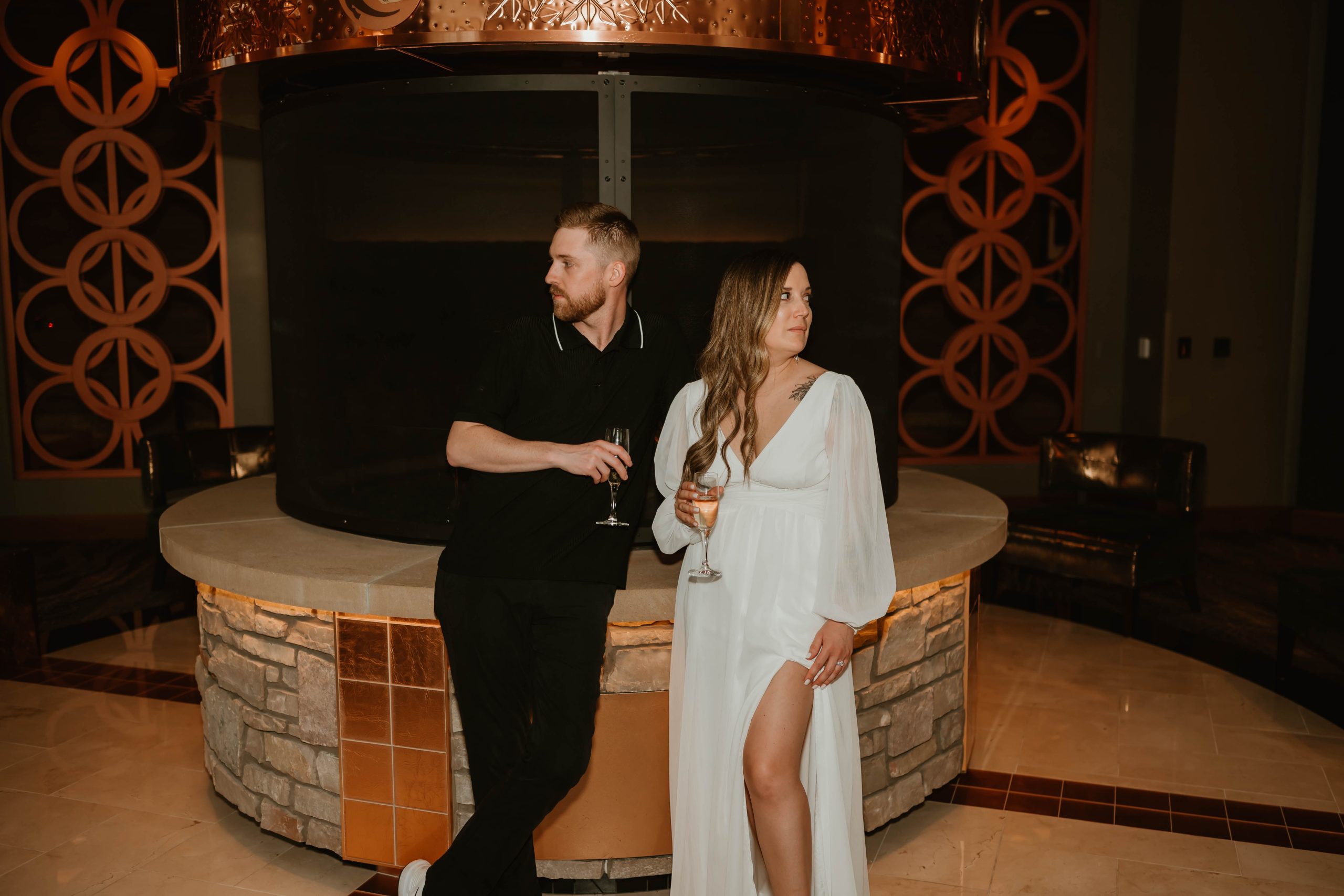 Beautiful wedding photo at Four Winds South Bend. 