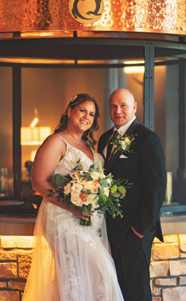 Four Winds Casino is beautiful and elegant location for breathtaking wedding photos. 